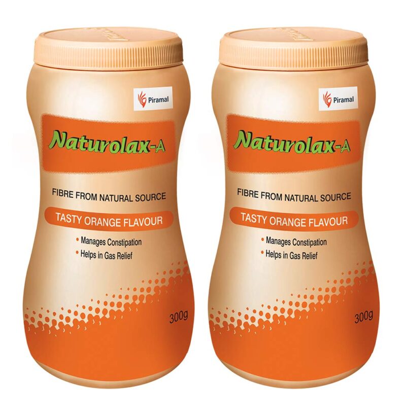 2x Naturolax-A Isabgol Husk Powder, Pack of 2 - 300 gms each