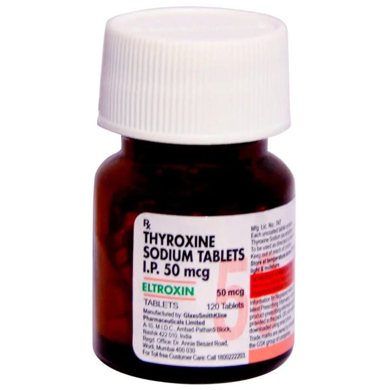 Eltroxin 50mcg - 120 Tablets