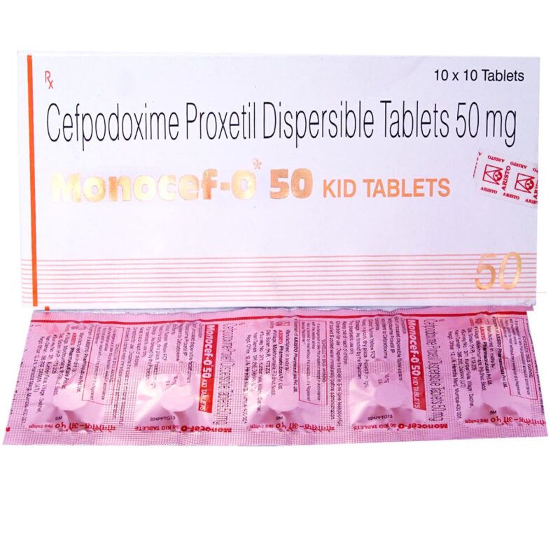 Monocef-O Kid - 50mg - 10 tablets