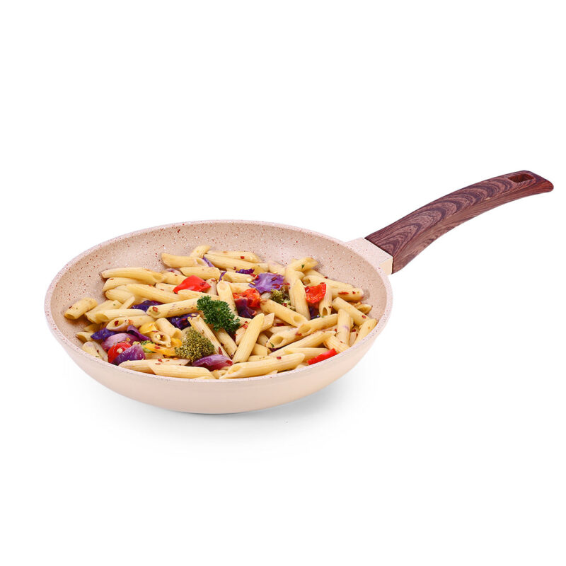Duralife Die-cast 24 cm Fry Pan | 5 Layer Healthy Duramax Non-Stick Coating | Soft Touch Handle | Pure Grade Aluminium | PFOA Free | 1.7 litres | 2 Year Warranty | Ivory - Image 7