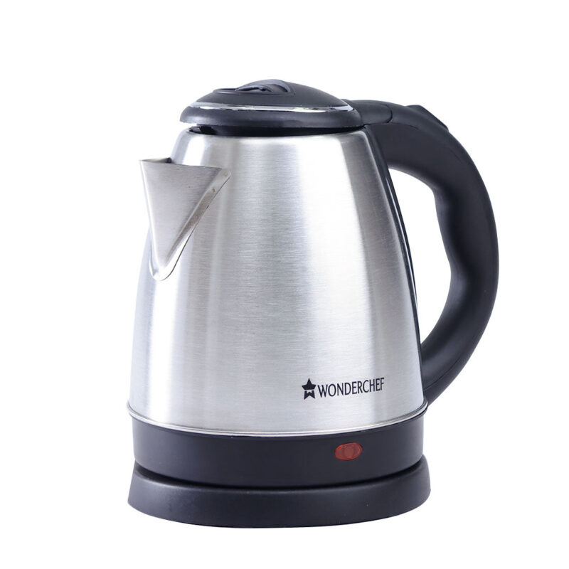 Wonderchef Renewed Crescent Electric Kettle | Stainless Steel | 1.5 Litres | Safety Locking Lid - Image 4