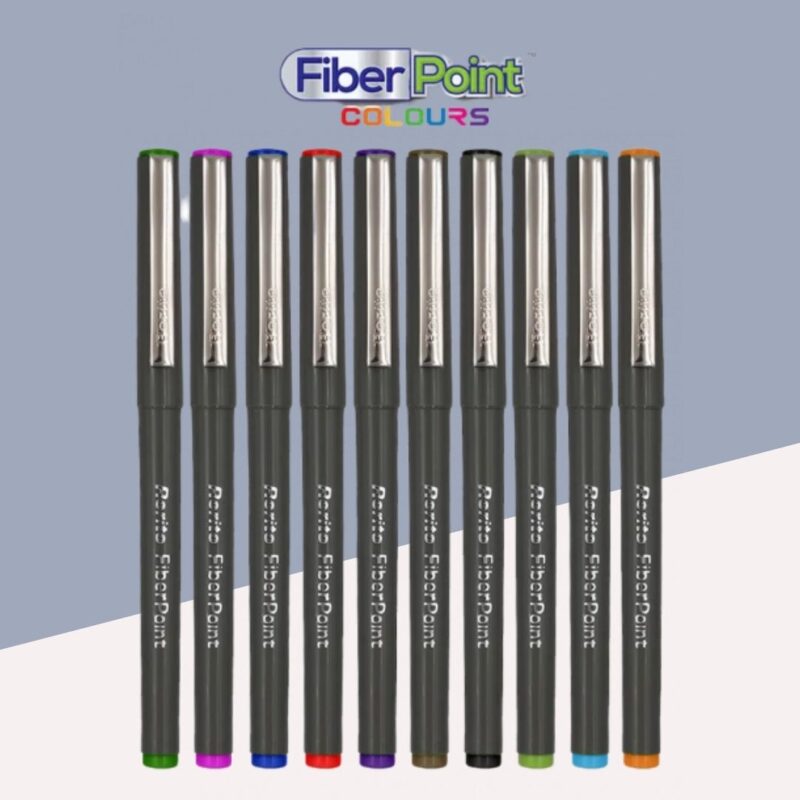 Rorito Fiberpoints Gel Pens Set : Vibrant Colours ( Pack of 10 )