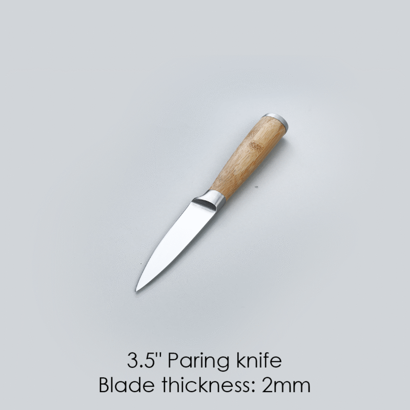 Razor Knife Block Set, Anti-rust Stainless Steel, Straight and Serrated Knives, 20.3 CM - Image 10