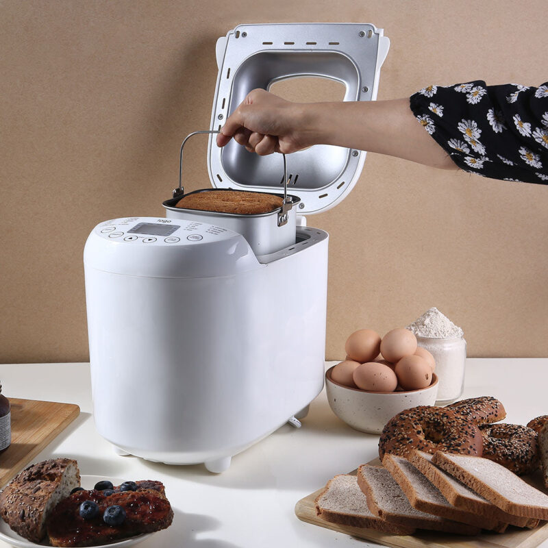 Regalia Fully Automatic Atta Kneader, Bread Maker, Dough Maker & Machine| With 19 Pre-set Menu| 550 Wattage| Chapati, Roti, Atta, Fresh Dough, Homemade Bread | Adjustable Crust Control| 3 Loaf Sizes| Dough Upto 1KG| Removable Bake Pan| 1 Year Warranty - Image 12