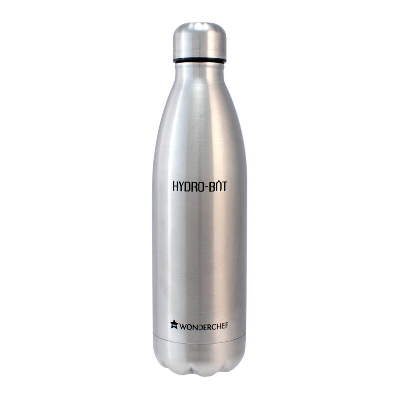Stainless Steel Hydro Bot 1000 ml/ 1 litre | Gift Box Packing | Single wall | Non-insulated | 304 Stainless Steel | Non Toxic | BPA free | Rust Free | Light weight | For Home & Office | Spill and Leak proof | Wide Mouth | Easy to Clean | 2 Years Warranty - Image 5
