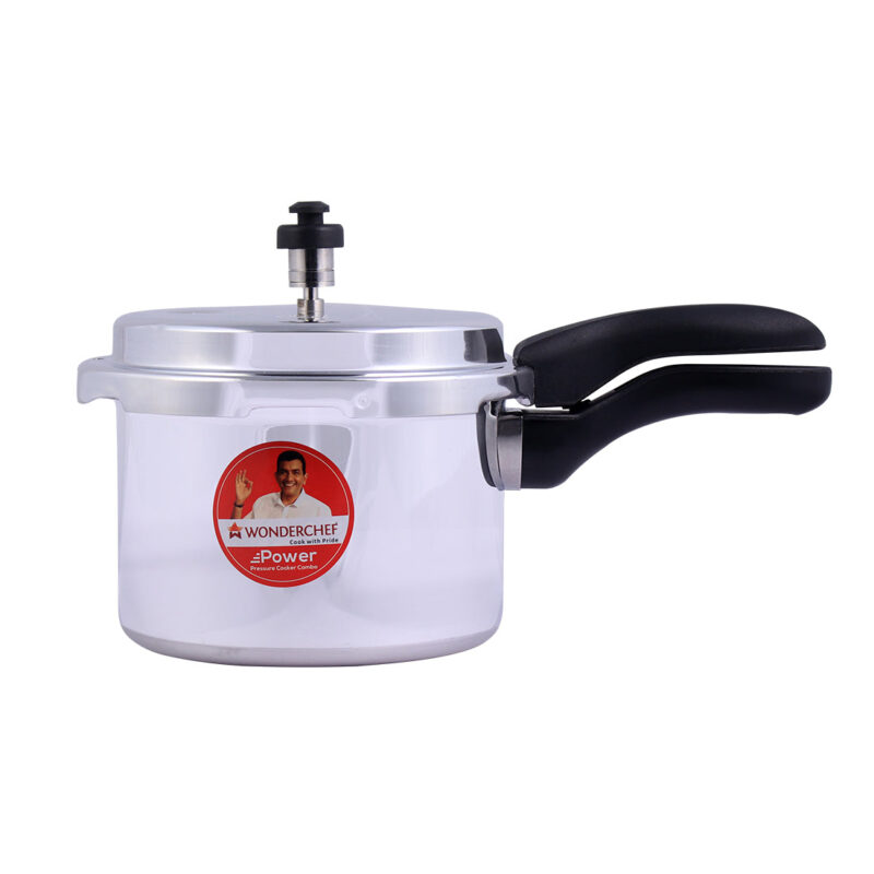 Power 2,3,5L Pressure Aluminium Cooker Combo - Image 7