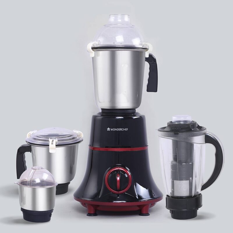 Glory Mixer Grinder, 750 W with 4 Stainless Steel Jars and Anti-rust Stainless Steel Blades, Ergonomic Handles, 5 Years Warranty on Motor - Image 15