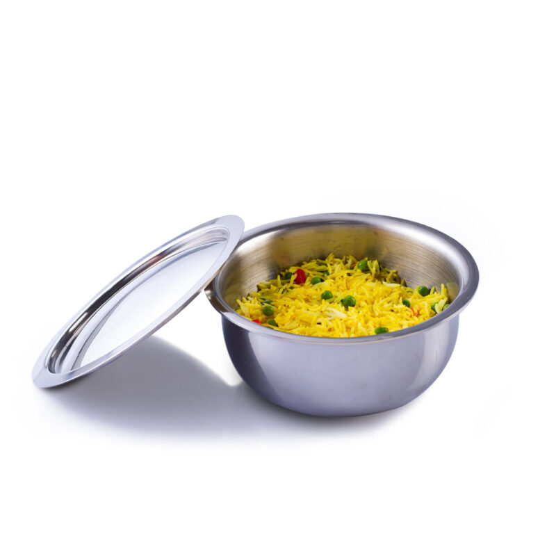 Nigella Tri-ply Stainless Steel 18 cm Cooking Pot | 2.6mm Thickness | Silver - Image 7