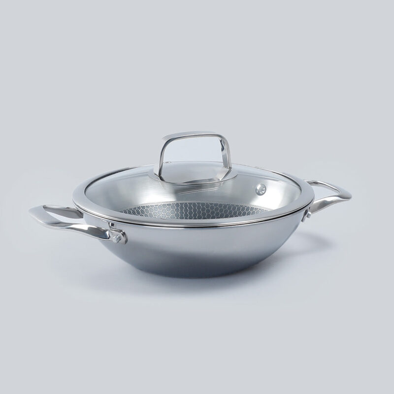 Wonderchef Renewed Stanton 28 cm Non-stick Kadhai/Kadai with Lid - 3.4 Litre | 3 ply steel - Image 10