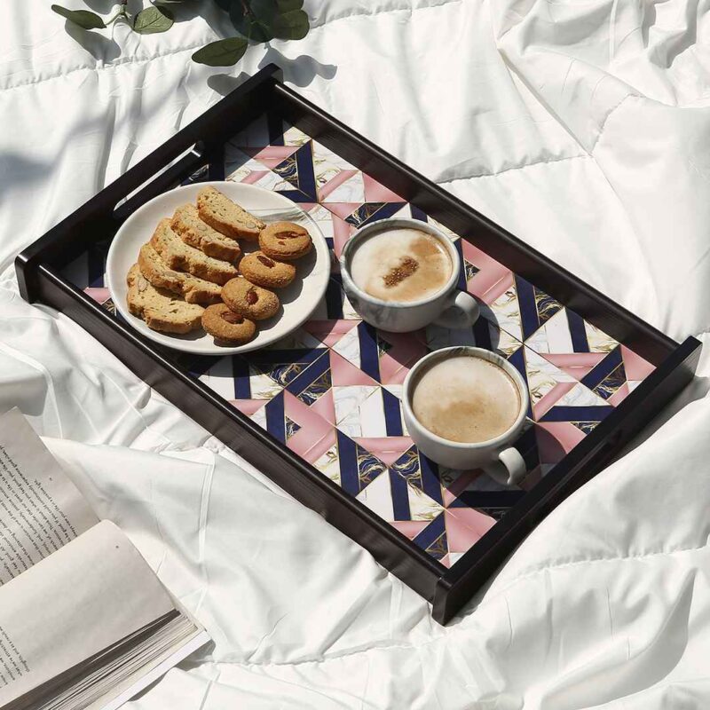 Casablanca Marble Mosaic Tray - Medium - Image 3
