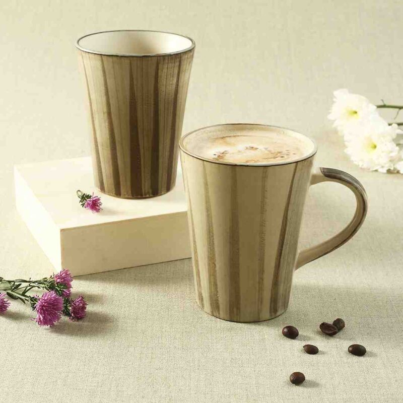 Teramo Brown Coffee Mug set of 2 - Image 6