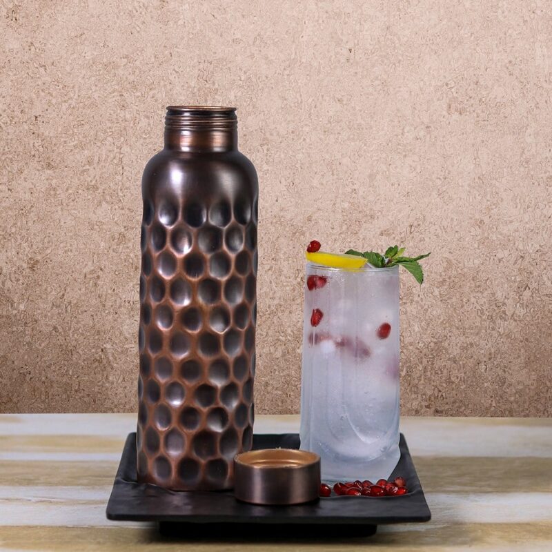 Cu Artisan, 1000ml, Single Wall Water Bottle, Wide Mouth, Eco Friendly, 2 Years Warranty - Image 6
