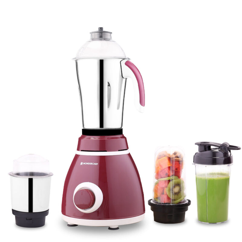 Acura Plus Mixer Grinder | 750W | 4 Jars for Blending, Dry Masala Grinding, Chutney Grinding, Smoothie | Sharp Stainless-Steel Blades | Grind Tough Ingredients | 5-Year Warranty on Motor - Image 6