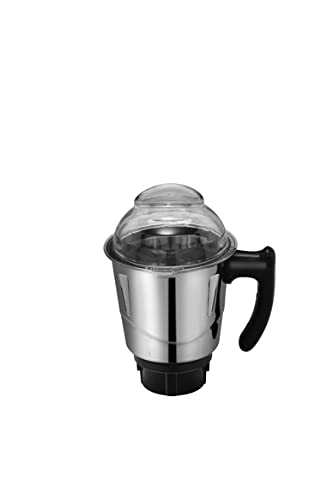 Maharaja Whiteline Infinimax HD Mixer Grinder with 3 Jars, 1000 Watts, Silver & Black, 5 Years Warranty on Motor, Plastic - Image 3