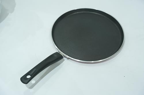 Non-Stick Crepe Pan Round, Aluminium with Black Handle - Image 3