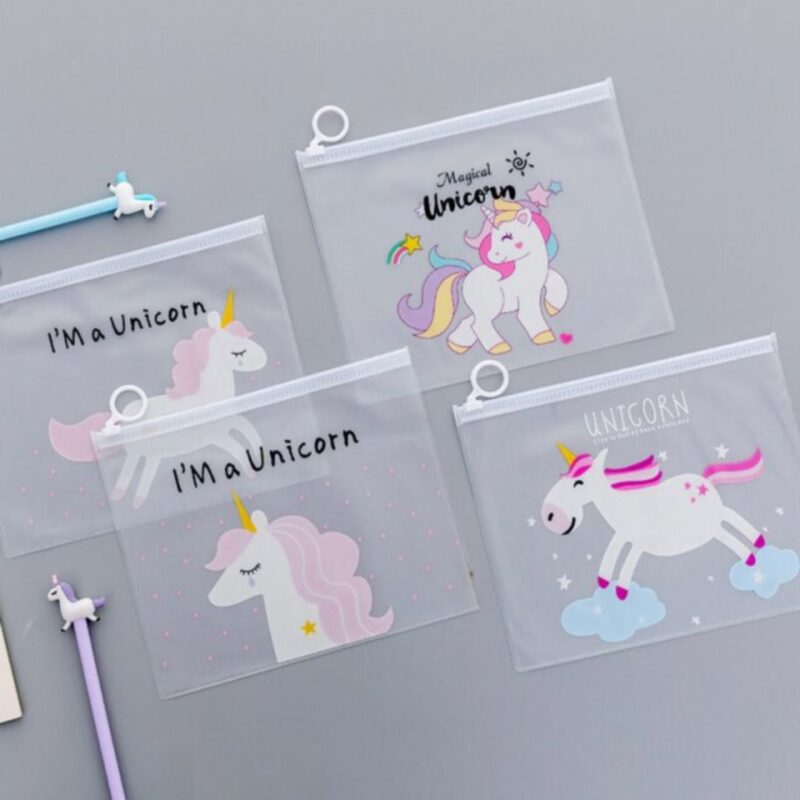 A5 Designer Zipper Pouch  ( Pack of 1 )