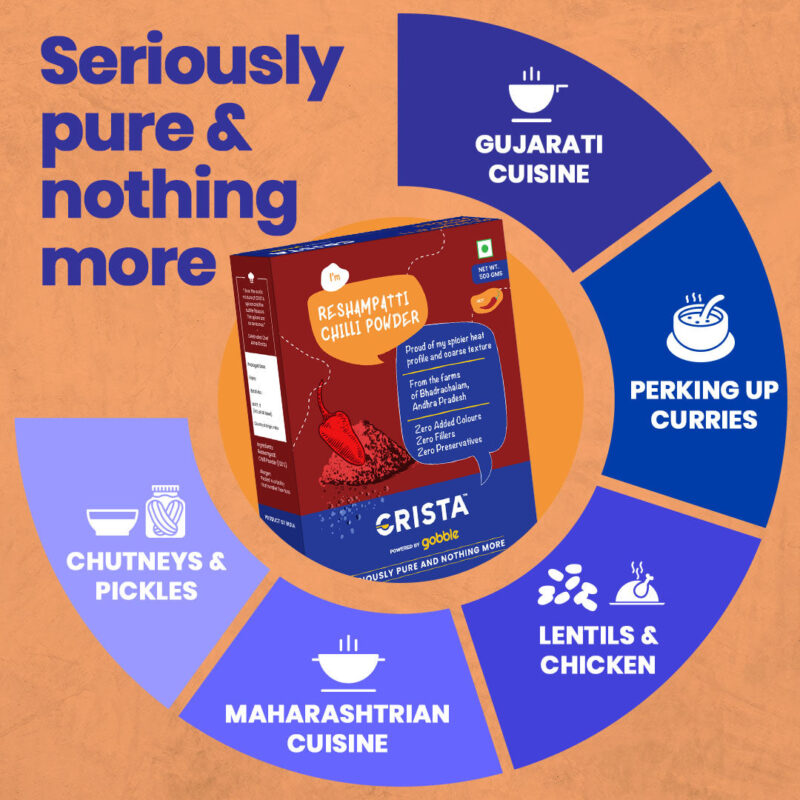 CRISTA Reshampatti Chilli Powder Combo Pack - Image 2