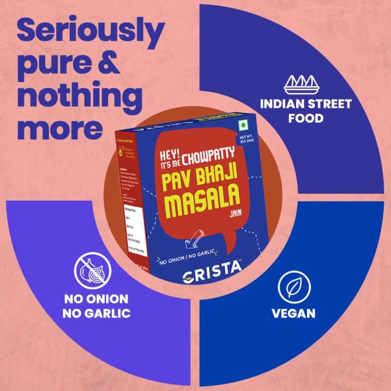 CRISTA Jain Pav Bhaji and Jain Chole Masala Combo Pack - Image 3