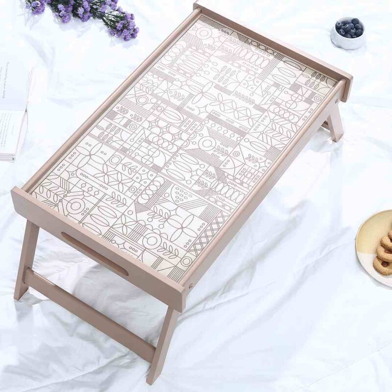 Casablanca Bed Tray Geometric Pattern - Image 2