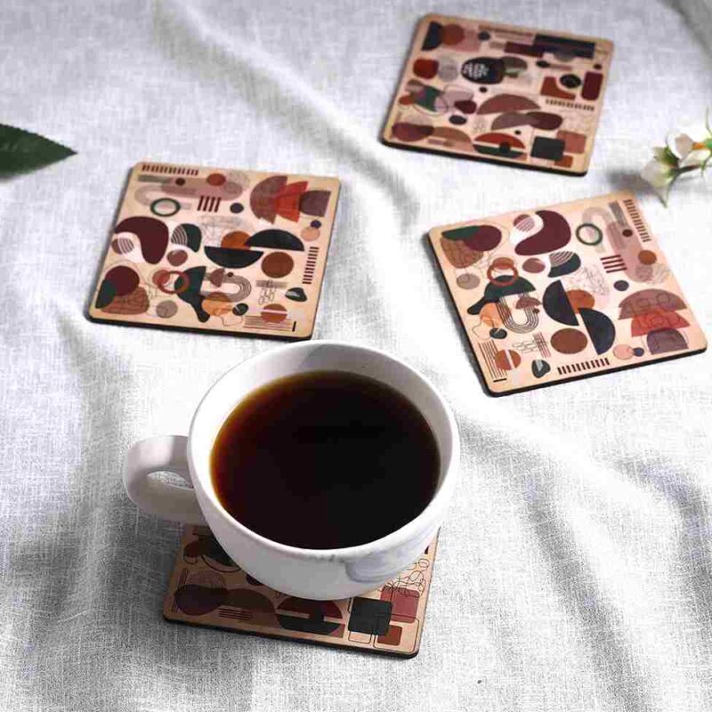 Casablanca Coaster Abstract Pattern - Set of 6 pcs - Image 2