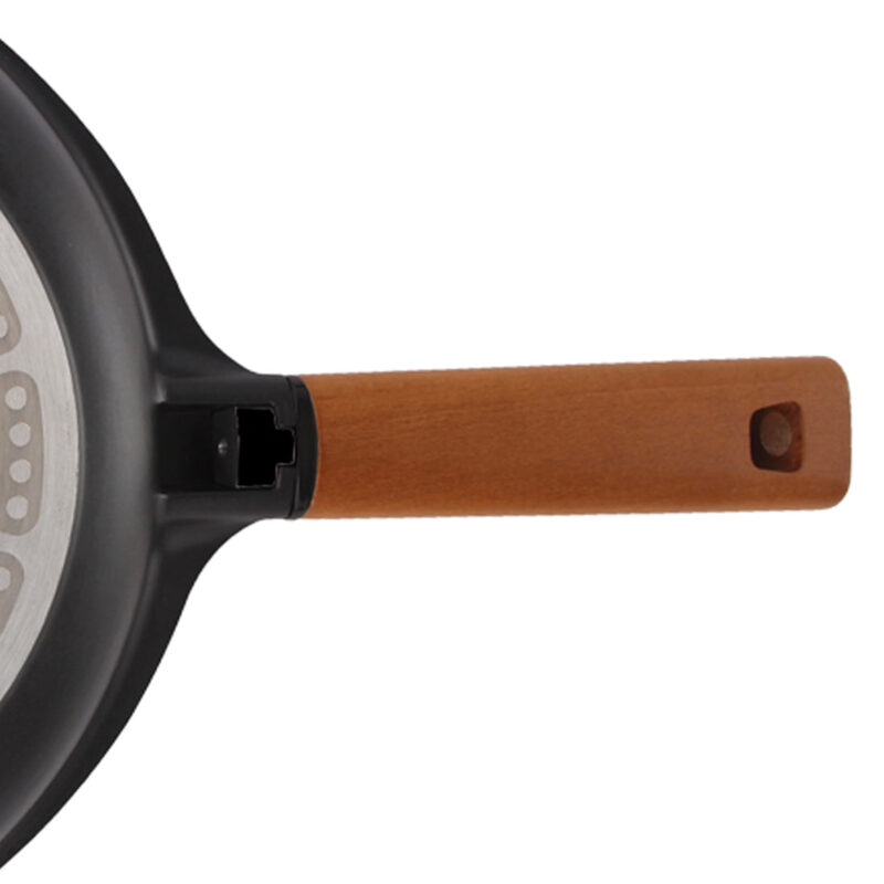 Caesar Non-Stick Fry Pan 26cm | Ideal for Saute / Frying | German Beechwood Handle | Gas & Induction Friendly | PFOA Free | 5 Year Warranty | Black - Image 6