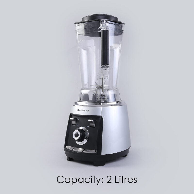 Wonderchef Renewed Regalia Professional Power Blender with Pulse Function| 3-in-1 Mixer, Blender, Grinder | 1200 Watt Full Copper Motor| Unbreakable 2 Litre Jar| Commercial Heavy Duty Blender| 1 Year Warranty - Image 2