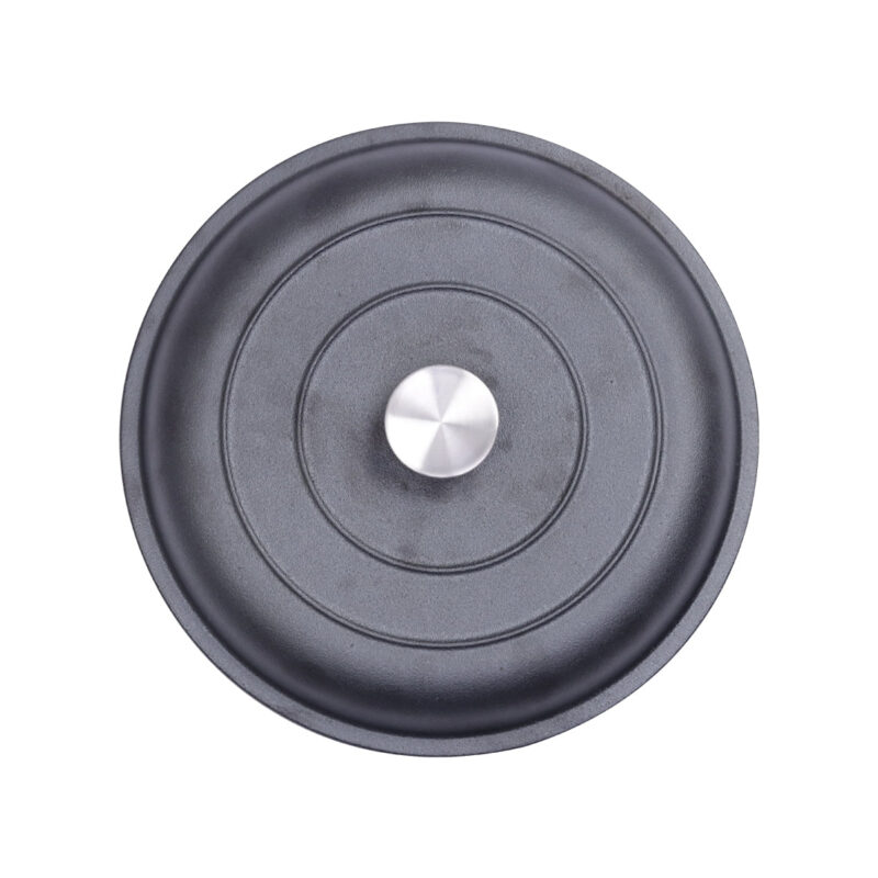 Forza Pre-Seasoned Cast-iron Kadhai Lid, 30cm - Image 2