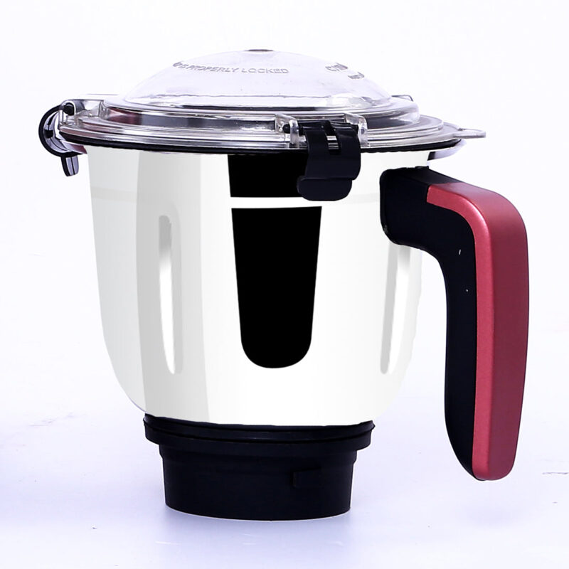 Wonderchef Renewed Vietri Mixer Grinder | 750W | 3 Stainless Steel Jars | Anti-Rust Stainless Steel Blades | Ergonomic Handles - Image 2