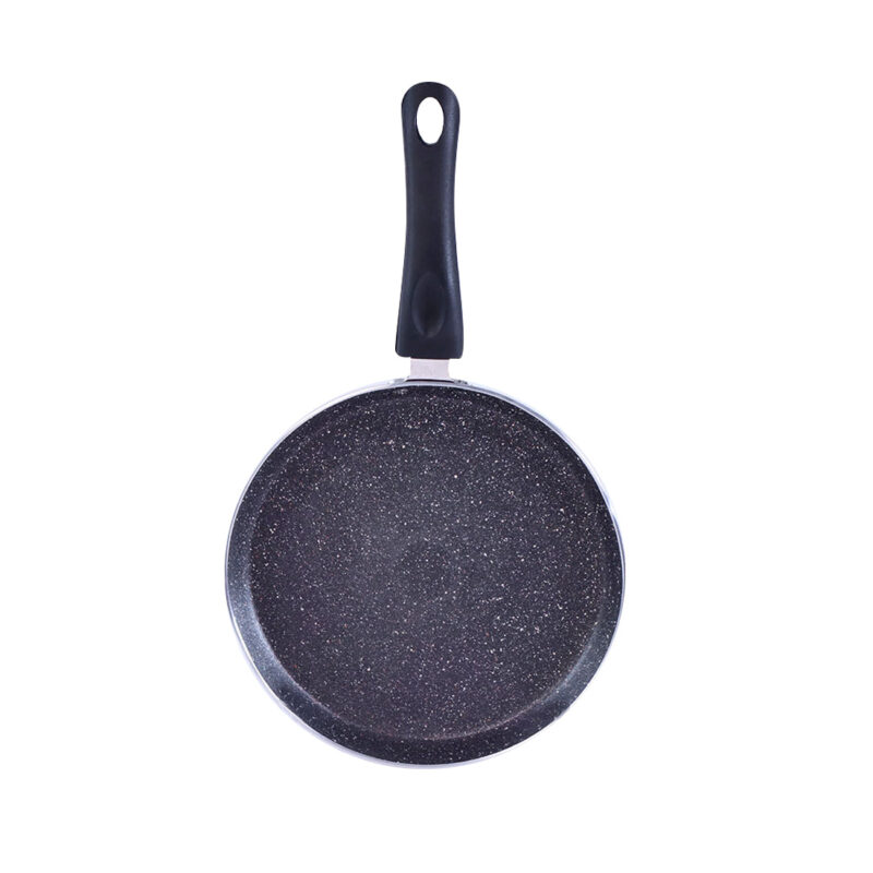 Trivia Premium Non-stick Cookware Set, 4Pc (Dosa Tawa, Fry Pan, Wok with Lid), Soft Touch Handle, Pure Grade Aluminum, PFOA Free, Induction Friendly, 2.6mm, 1 Years Warranty, Purple - Image 2