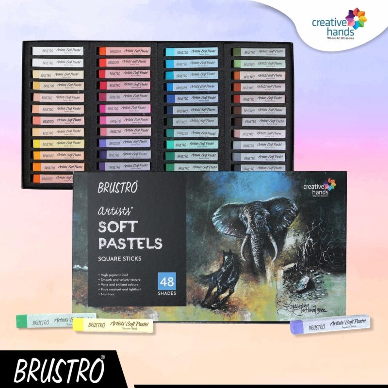 Brustro Artists' Soft Pastels Set of 48 - Image 6