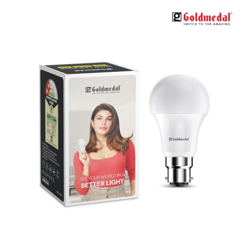 Goldmedal Wow 9W B22 Base LED Bulb – Cool Daylight (6500k) | Energy Efficient | 230 Degree Light Coverage | Surge Protection up to 4KV | Rated Life 15000 Hrs | for Home & Office |Pack of 20 - Image 6