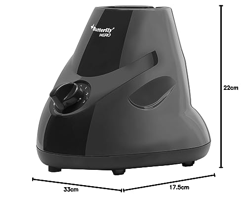Butterfly Hero Mixer Grinder, 500W, 3 Jars (Grey) - Image 2