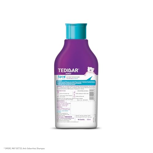 Spoo Shampoo No-Tear Formula Baby Shampoo 125Ml From Tedibar Family | Gentle On Scalp | No. 1 Pediatrician Prescribed Anti Seborrheic Shampoo* - By Torrent Pharma - Image 6