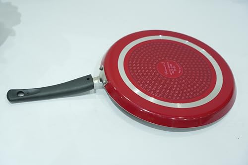 Non-Stick Crepe Pan Round, Aluminium with Black Handle - Image 2