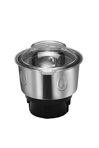Maharaja Whiteline Infinimax HD Mixer Grinder with 3 Jars, 1000 Watts, Silver & Black, 5 Years Warranty on Motor, Plastic - Image 2