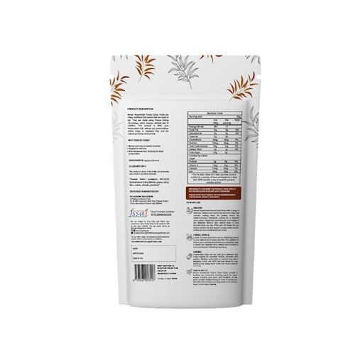 Nectar Superfoods Freeze Dried Chikoo (Sapota) | No Preservatives, No Added Sugar, Healthy Dried Fruit | 100% Natural, Vegan, Gluten Free Snack for Kids and Adults | 20 gram Pouch (PACK OF 1) - Image 8