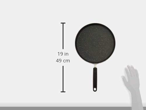 Prestige Omega Deluxe Granite Dosa Tawa, 280 mm, Black, Nonstick Aluminium - Image 2