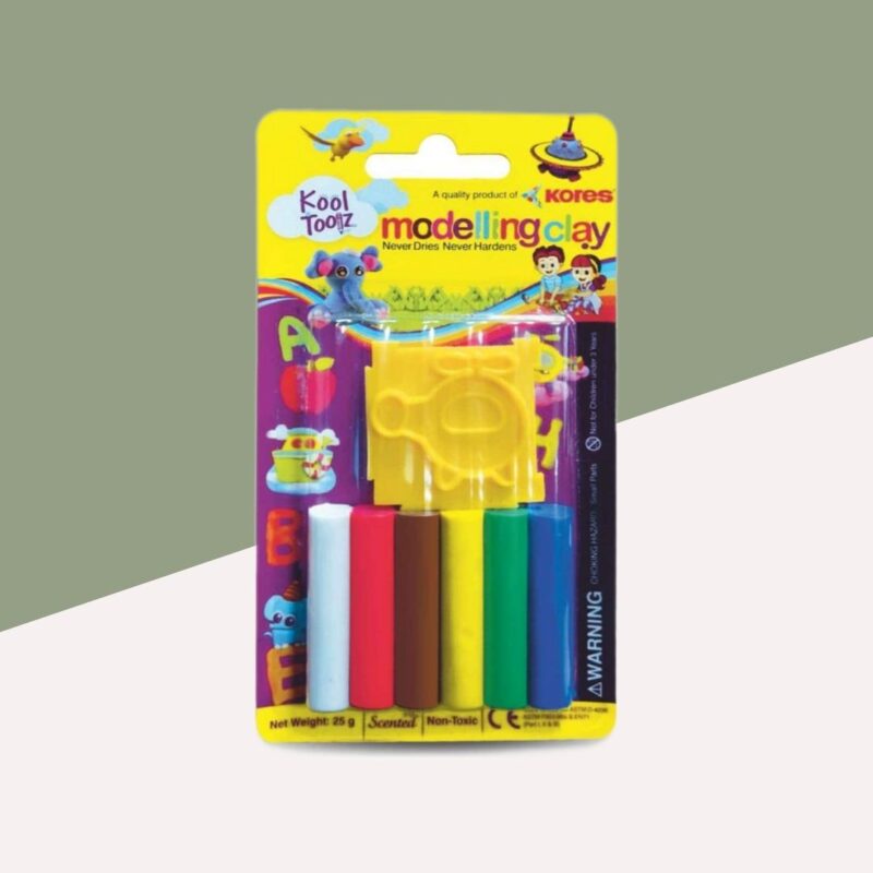 Kores Modelling Clay - Vibrant Colours With Mould ( Pack of 1 )