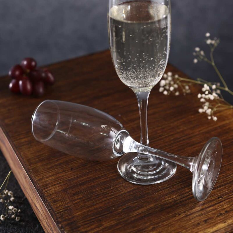 Modena Champagne Flute Glass 190 Ml (Set Of 6) - Image 4