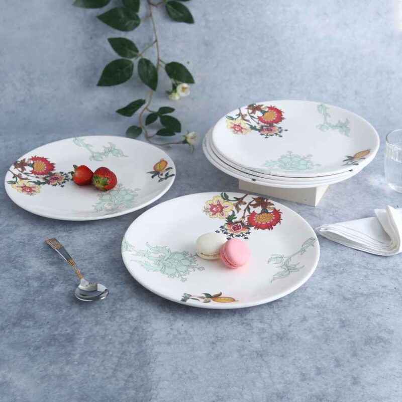 Venice 11" Dinner Plate - Red (Set of 6) - Image 2