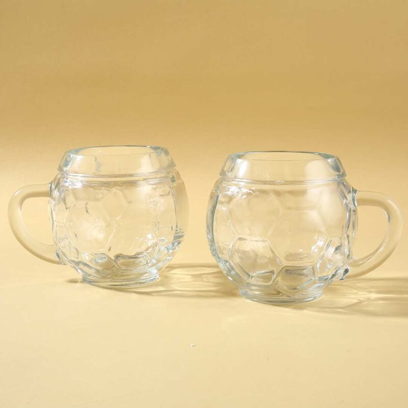Modena Beer Mug Football 400 Ml (Set Of 2) - Image 4