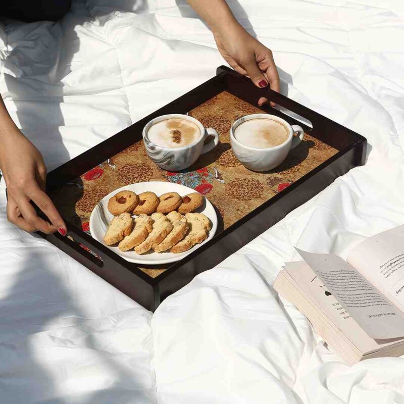 Casablanca Damask Motif Tray - Medium - Image 3