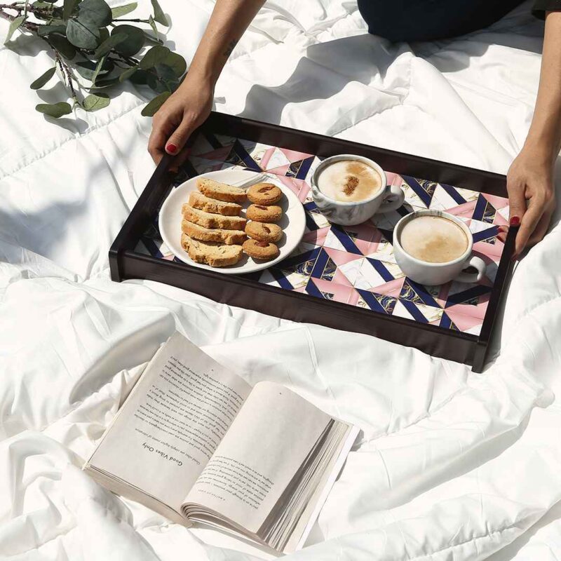 Casablanca Marble Mosaic Tray - Large - Image 2