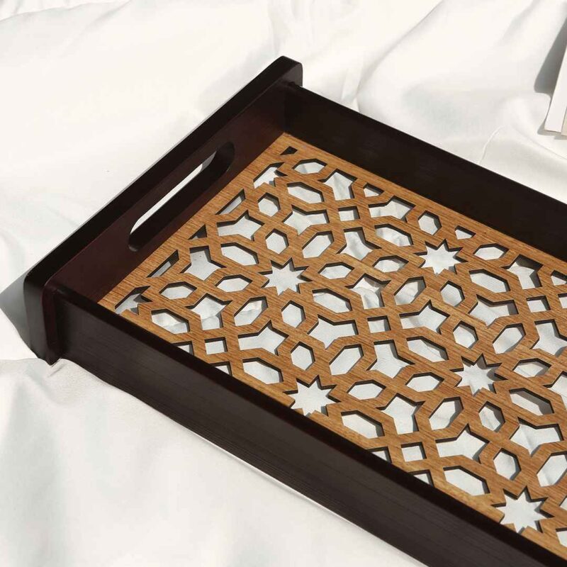 Casablanca Ornamental Tile Glass Tray -Small - Image 7