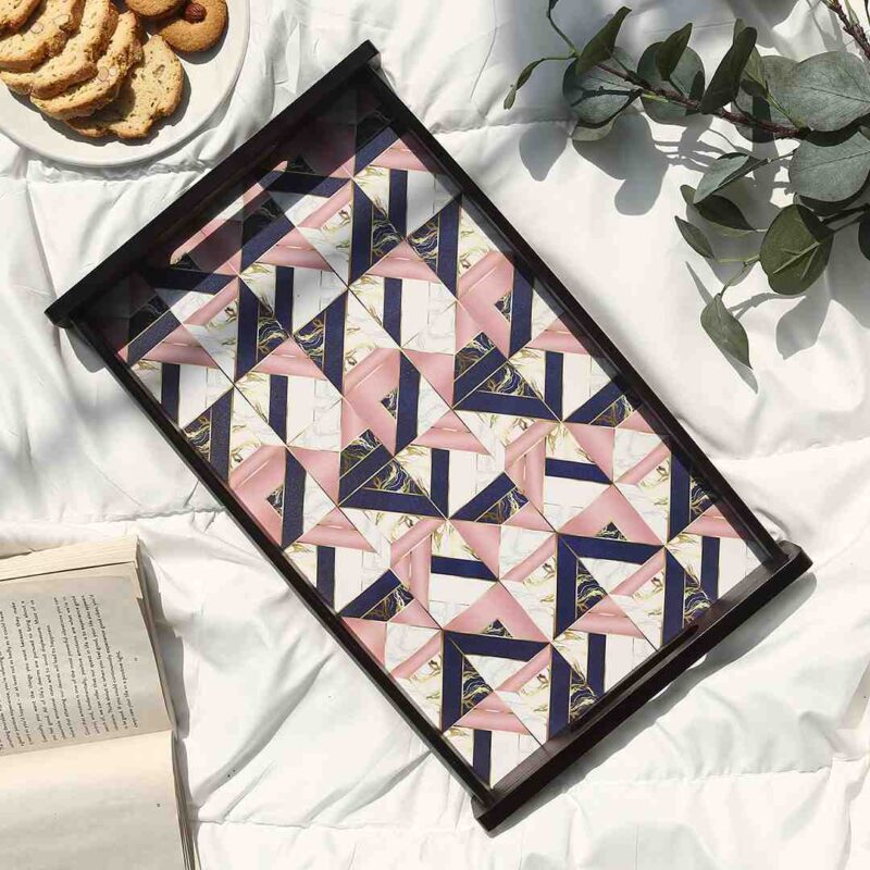 Casablanca Marble Mosaic Tray - Medium - Image 6