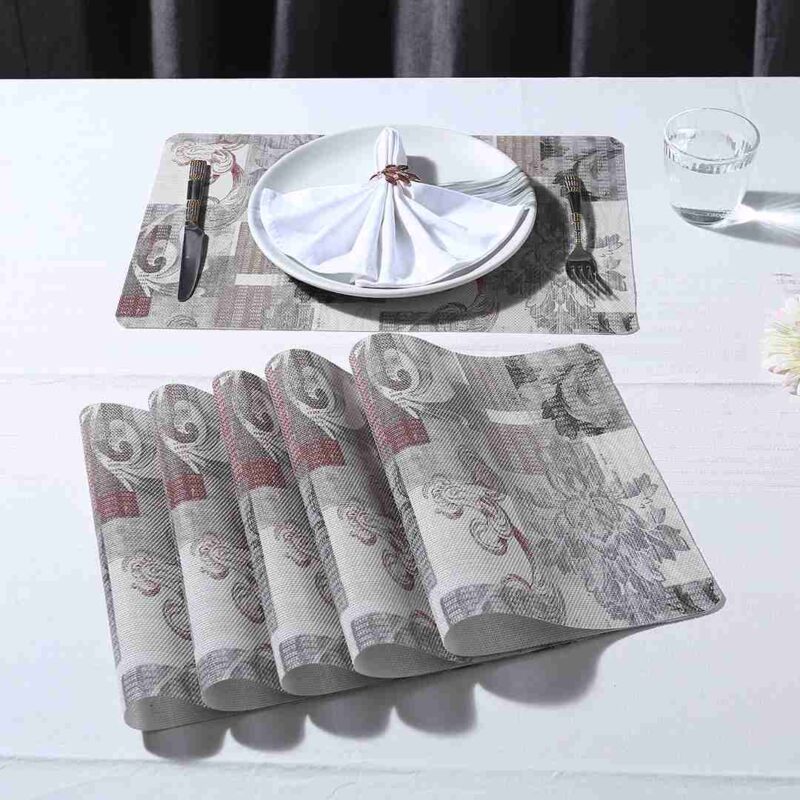 Valentina Printed - Abstract Placemat Set of 6 - Image 3