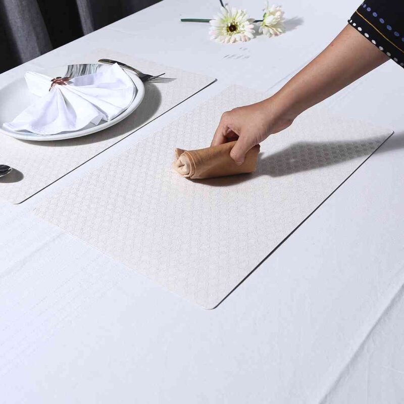 Valentina Reversible Diamond & Textured Placemat Set of 6 - Image 5