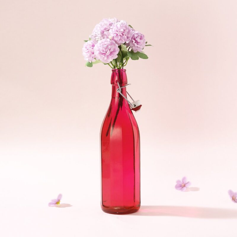 Bormioli Water Bottle - Pink - 1 L - Image 5