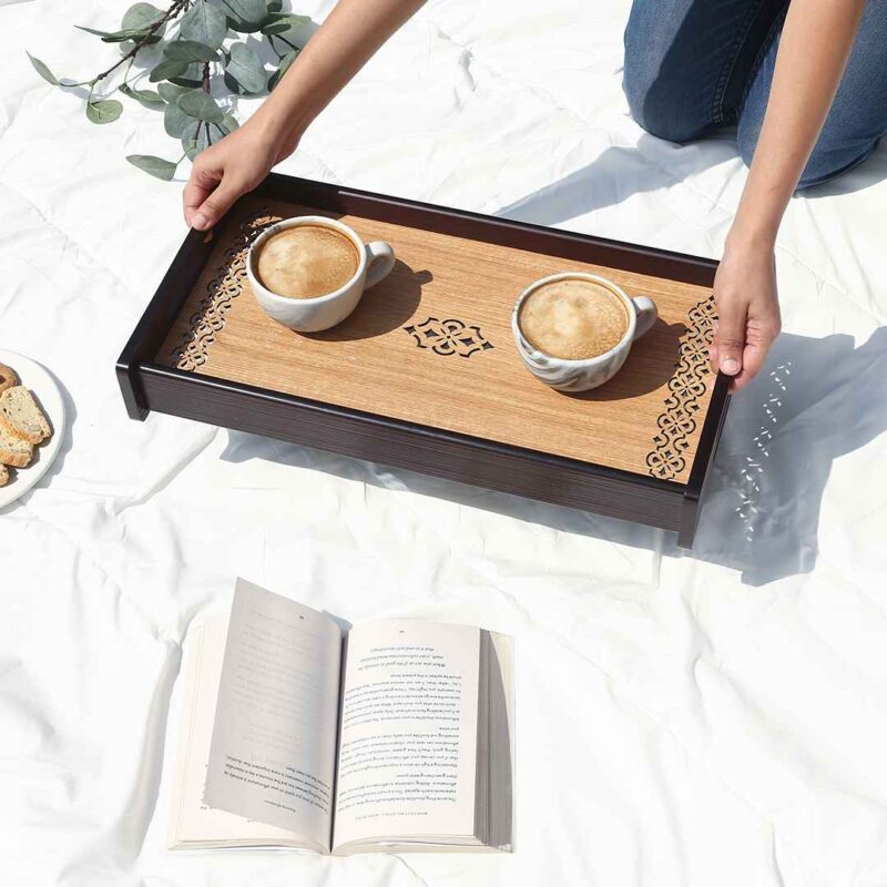 Casablanca Damask Reversible Tray - Medium - Image 2