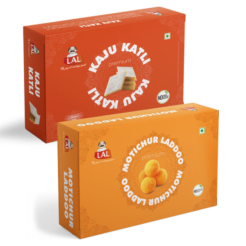 Kaju Katli 400gm & Motichur Laddoo 400gm - Image 2